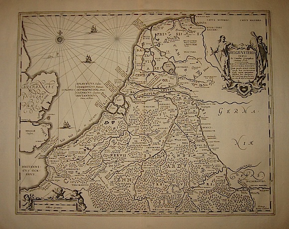 Ortelius Abraham (1528-1598) Belgii veteris typus... 1700 Amsterdam